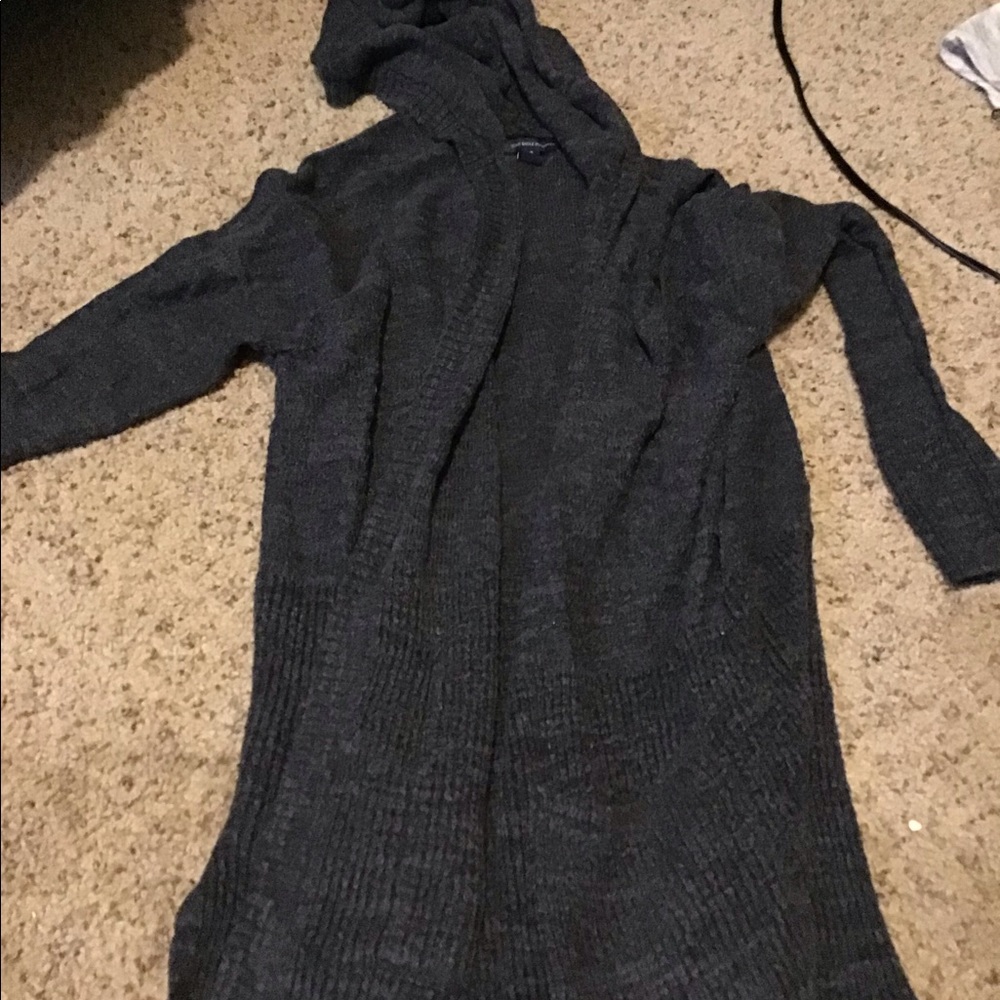 Dark gray cardigan